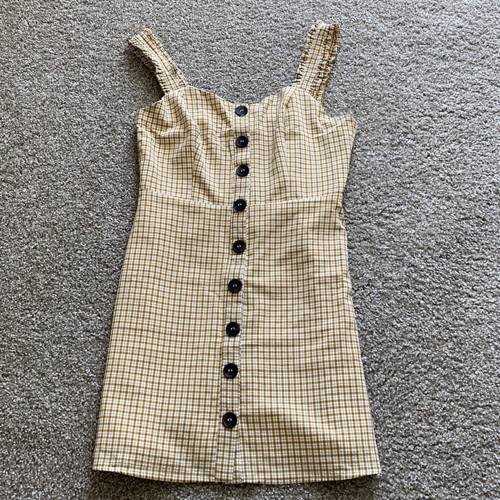 Plaid mini dress